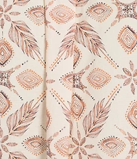 Rowm Short Sleeve Stamp Print Shirt