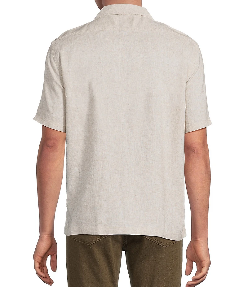 Rowm Short Sleeve Striped Camp Shirt