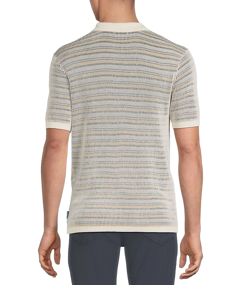 Rowm Short Sleeve Striped Snit Shirt