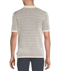 Rowm Short Sleeve Striped Snit Shirt