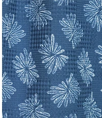 Rowm Short Sleeve Textured Floral Print Shirt