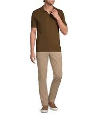 Rowm Short Sleeve Textured Solid Snit Shirt