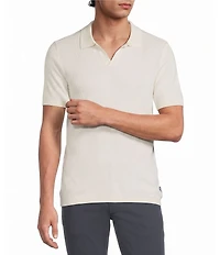 Rowm Short Sleeve Textured Solid Snit Shirt