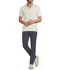 Rowm Short Sleeve Textured Solid Snit Shirt