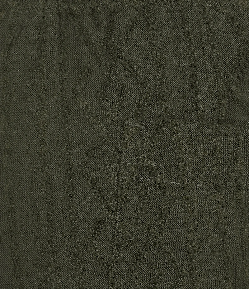 Rowm Solid Terry 7#double; Inseam Shorts