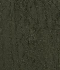 Rowm Solid Terry 7#double; Inseam Shorts