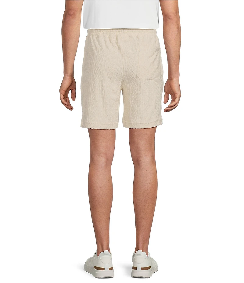 Rowm Solid Terry 7#double; Inseam Shorts