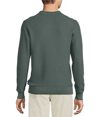Rowm Textured Johnny Collar Sweater