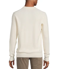 Rowm Textured Johnny Collar Sweater