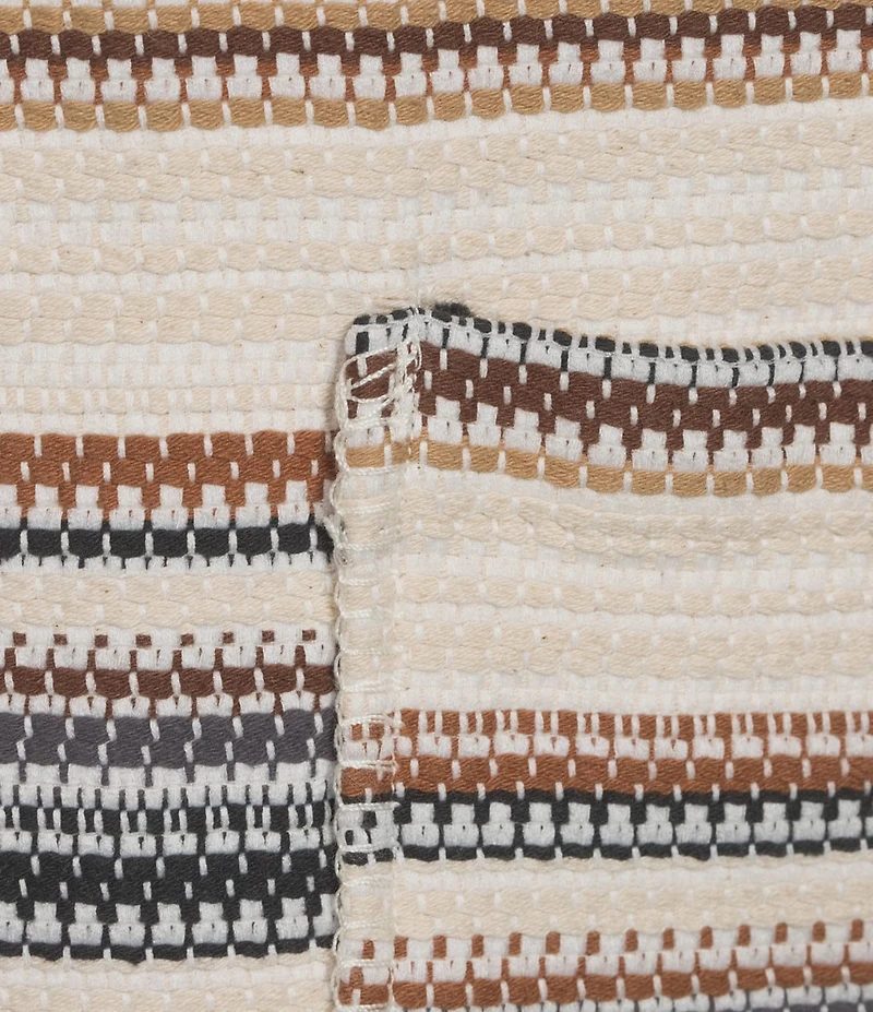 Rowm The Drifter Jacquard Long Sleeve Stripe Chore Jacket