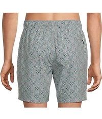 Rowm Tile Print 6#double; Swim Trunks