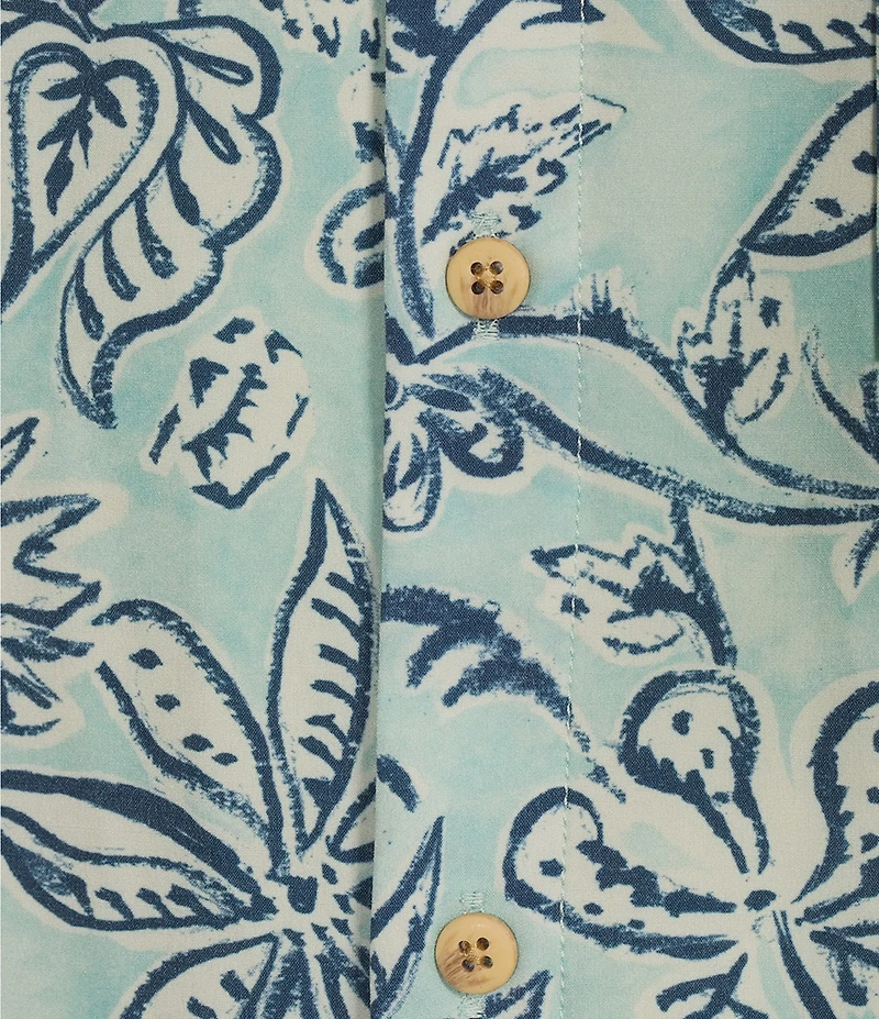 Rowm Tourister Rec & Relax Short Sleeve Floral Print Shirt