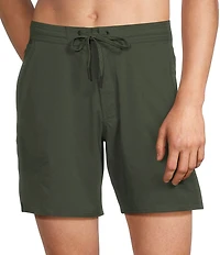 Rowm Trailwave Solid 7#double; Inseam Hybrid Swim Trunks