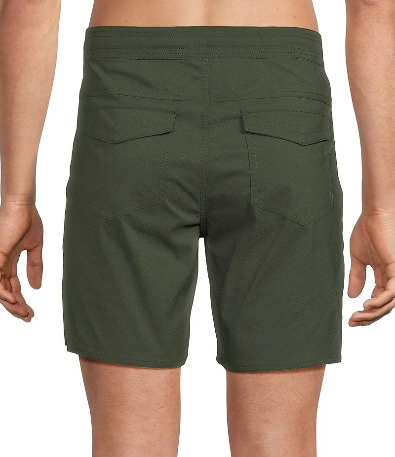 Rowm Trailwave Solid 7#double; Inseam Hybrid Swim Trunks