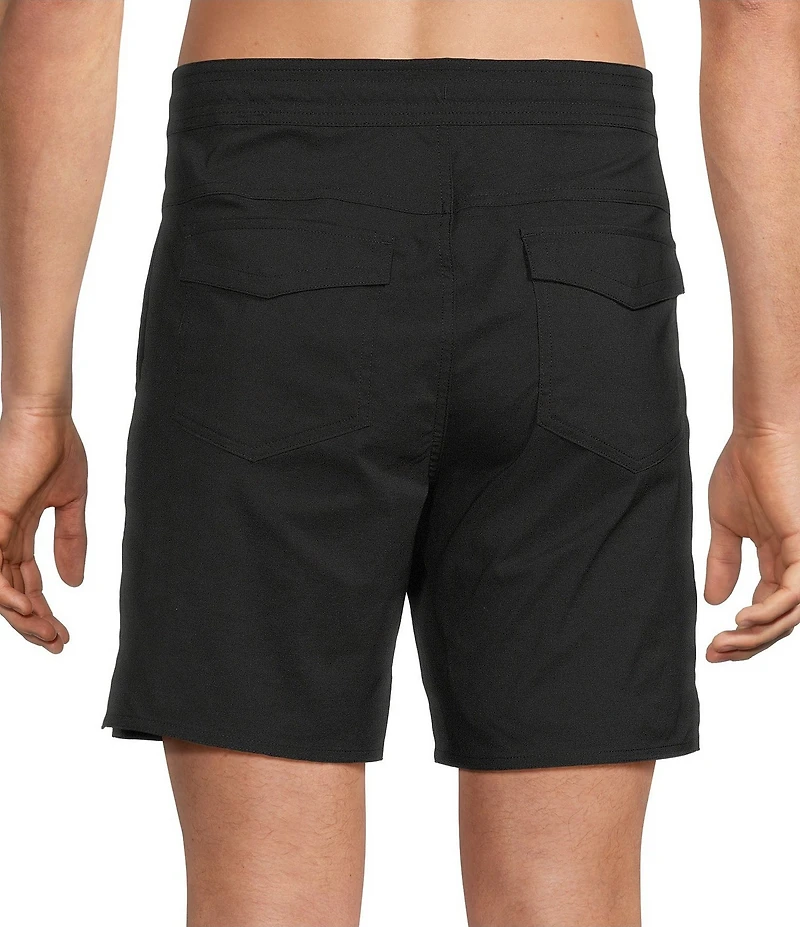 Rowm Trailwave Solid 7#double; Inseam Hybrid Swim Trunks