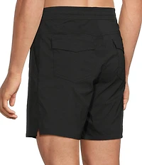 Rowm Trailwave Solid 7#double; Inseam Hybrid Swim Trunks