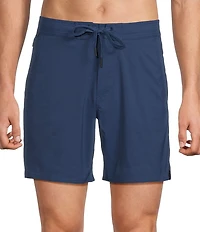 Rowm Trailwave Solid 7#double; Inseam Hybrid Swim Trunks