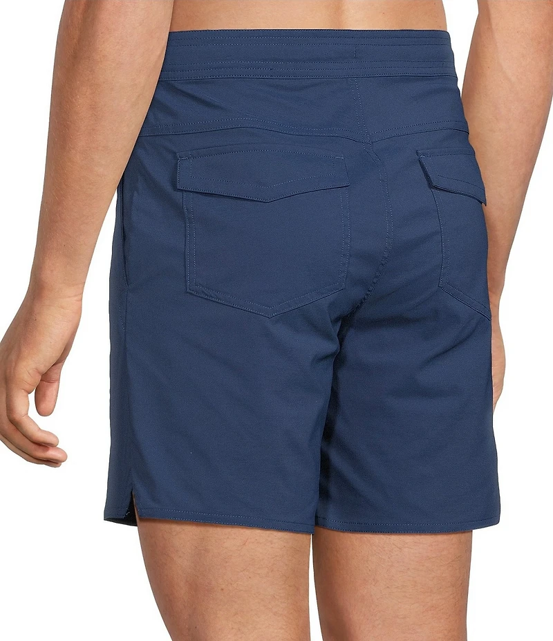Rowm Trailwave Solid 7#double; Inseam Hybrid Swim Trunks