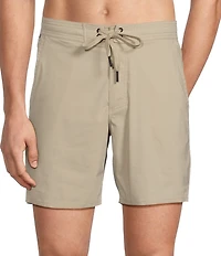 Rowm Trailwave Solid 7#double; Inseam Hybrid Swim Trunks