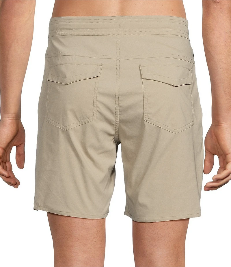 Rowm Trailwave Solid 7#double; Inseam Hybrid Swim Trunks