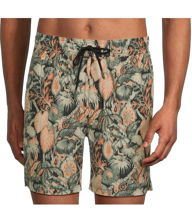 Rowm Trop Ikat 6#double; Swim Trunks