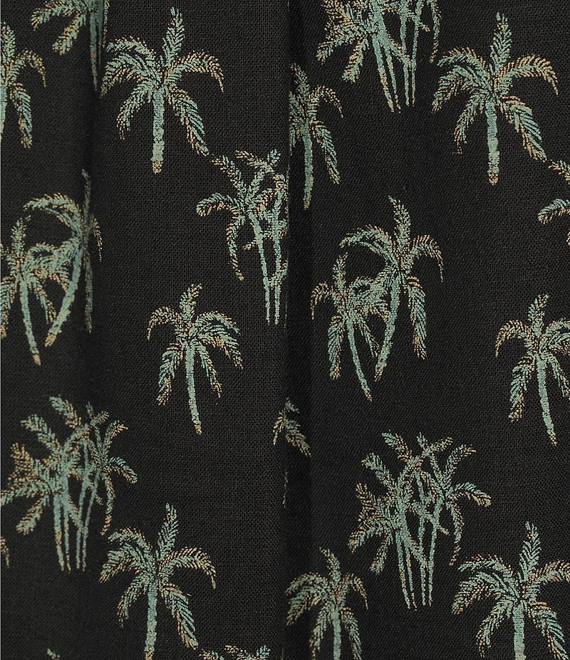 Rowm's Outsider's Oasis Short Sleeve Mini Palm Print Shirt