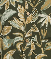 Rowm's Outsider's Oasis Short Sleeve Palm Print Shirt