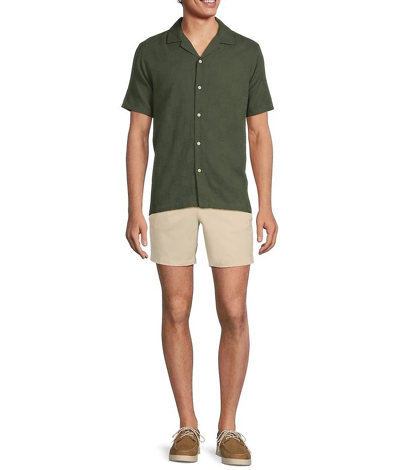 Rowm's Outsider's Oasis Short Sleeve Textured Solid Shirt