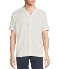 Rowm's Outsider's Oasis Short Sleeve Textured Solid Shirt
