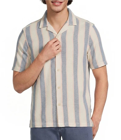 Rowm Short Sleeve Multi Open Weave Shirt