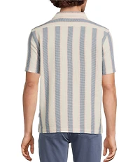 Rowm Short Sleeve Multi Open Weave Shirt