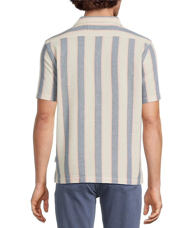 Rowm Short Sleeve Multi Open Weave Shirt