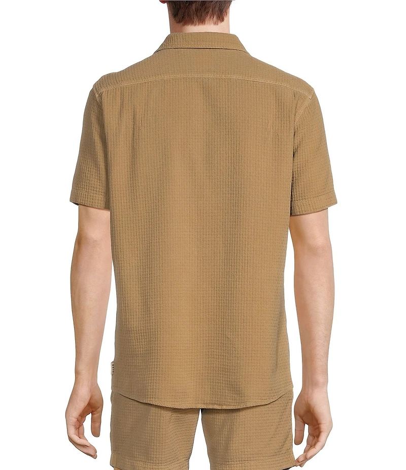 Rowm's Tourister Short Sleeve Solid Waffle Shirt
