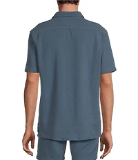 Rowm's Tourister Short Sleeve Solid Waffle Shirt