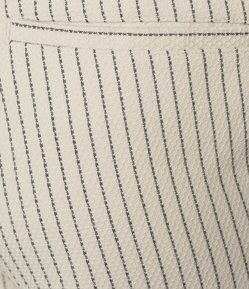 Vertical Stripe 7#double; Inseam Dobby Shorts