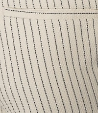 Vertical Stripe 7#double; Inseam Dobby Shorts