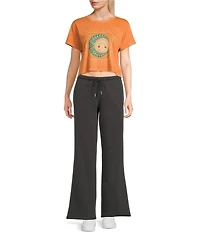 Roxy Ariel Wide Leg Fleece Jogger Pants