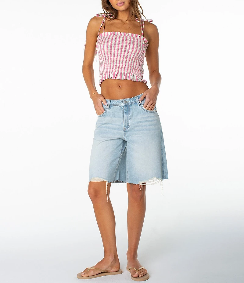 Roxy Avalon Sleeveless Striped Tube Top