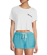 Roxy Baja Cali Crop Graphic T-Shirt