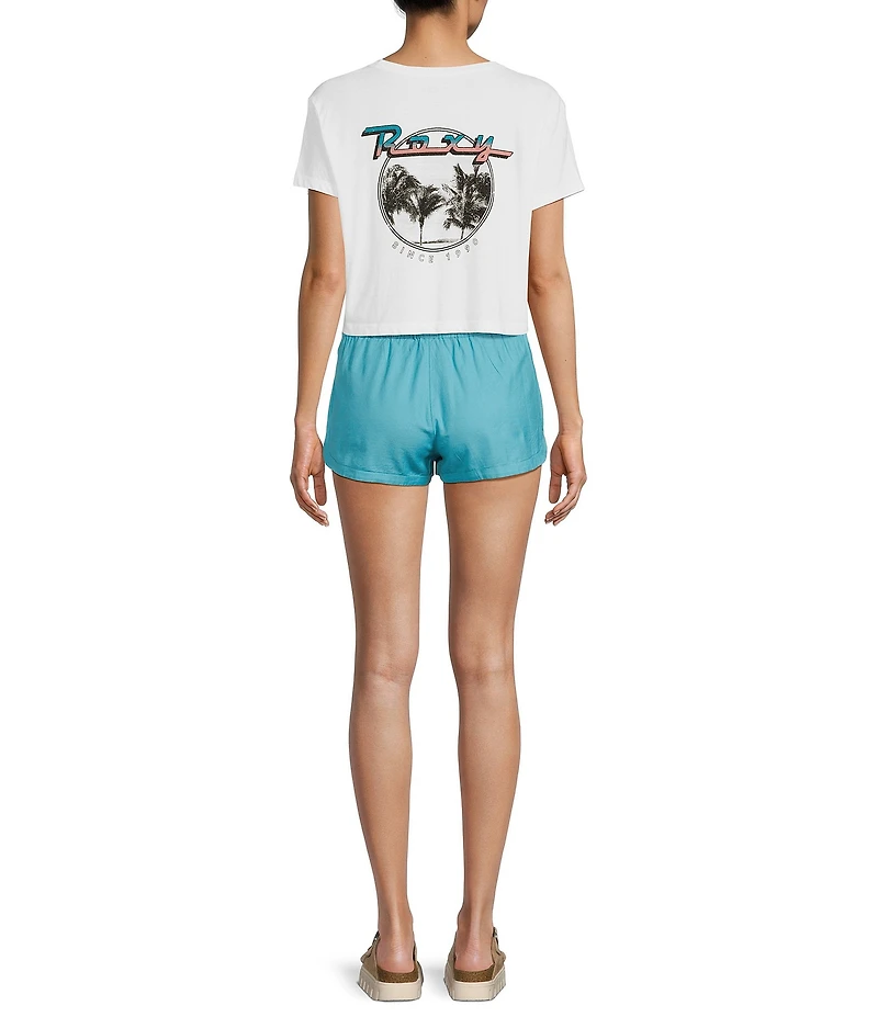 Roxy Baja Cali Crop Graphic T-Shirt