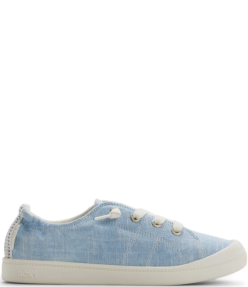 Roxy Bayshore Plus II Chambray Laced Slip On Sneakers