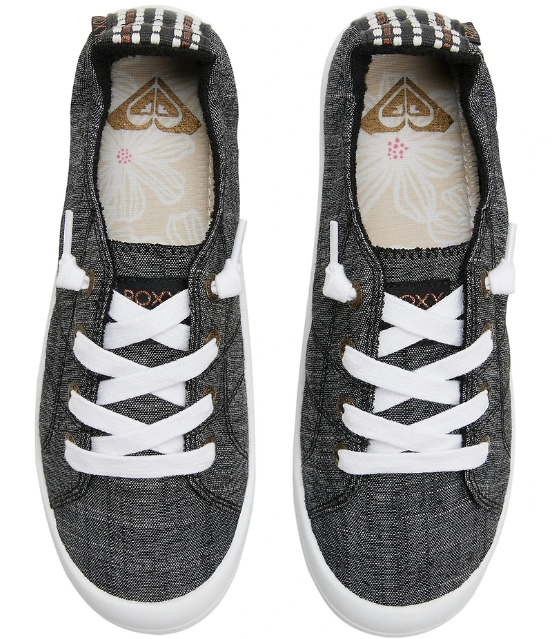 Roxy Bayshore Plus II Chambray Laced Slip On Sneakers