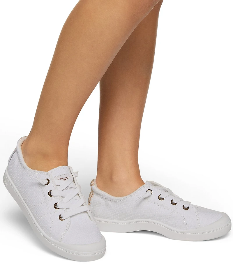 Roxy Bayshore Plus II Woven Laced Slip On Sneakers
