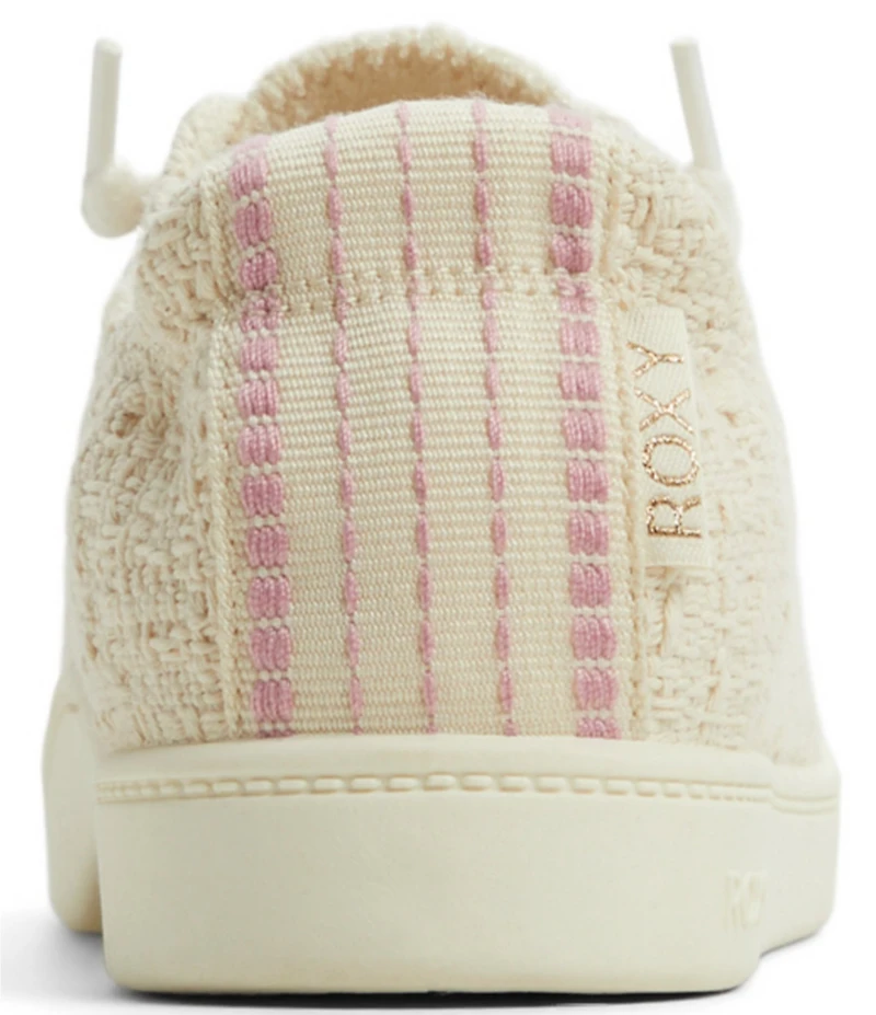 Roxy Bayshore Plus Slub Fabric Slip On Sneakers