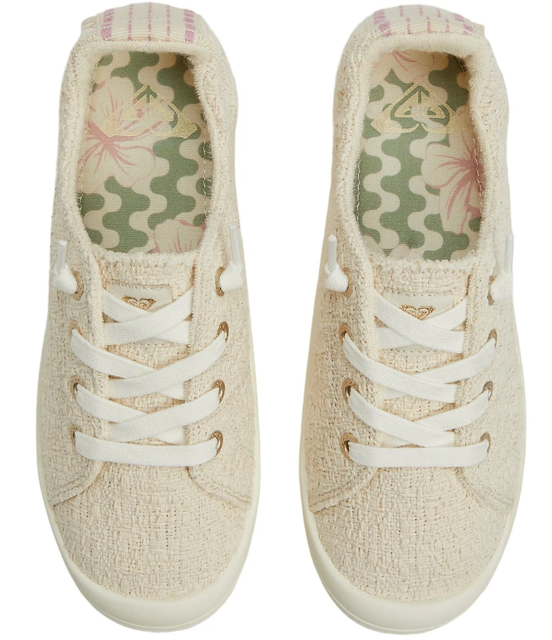 Roxy Bayshore Plus Slub Fabric Slip On Sneakers