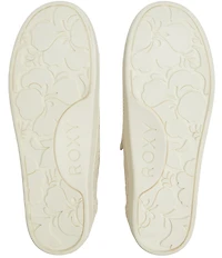 Roxy Bayshore Plus Slub Fabric Slip On Sneakers