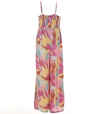 Roxy Big Girls Sleeveless Coastal Life Jumpsuit
