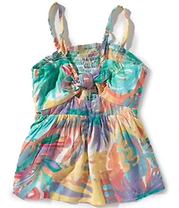 Roxy Big Girls Allover Tropical Print Shore Line Tank