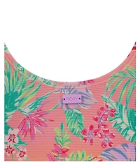 Roxy Big Girls Coastal Breeze Bikini Top & Matching Bikini Bottom 2-Piece Swimsuit