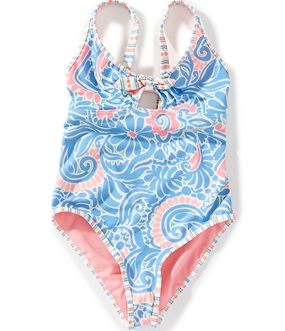 Roxy Big Girls Floral-Printed One Piece Swimsuit